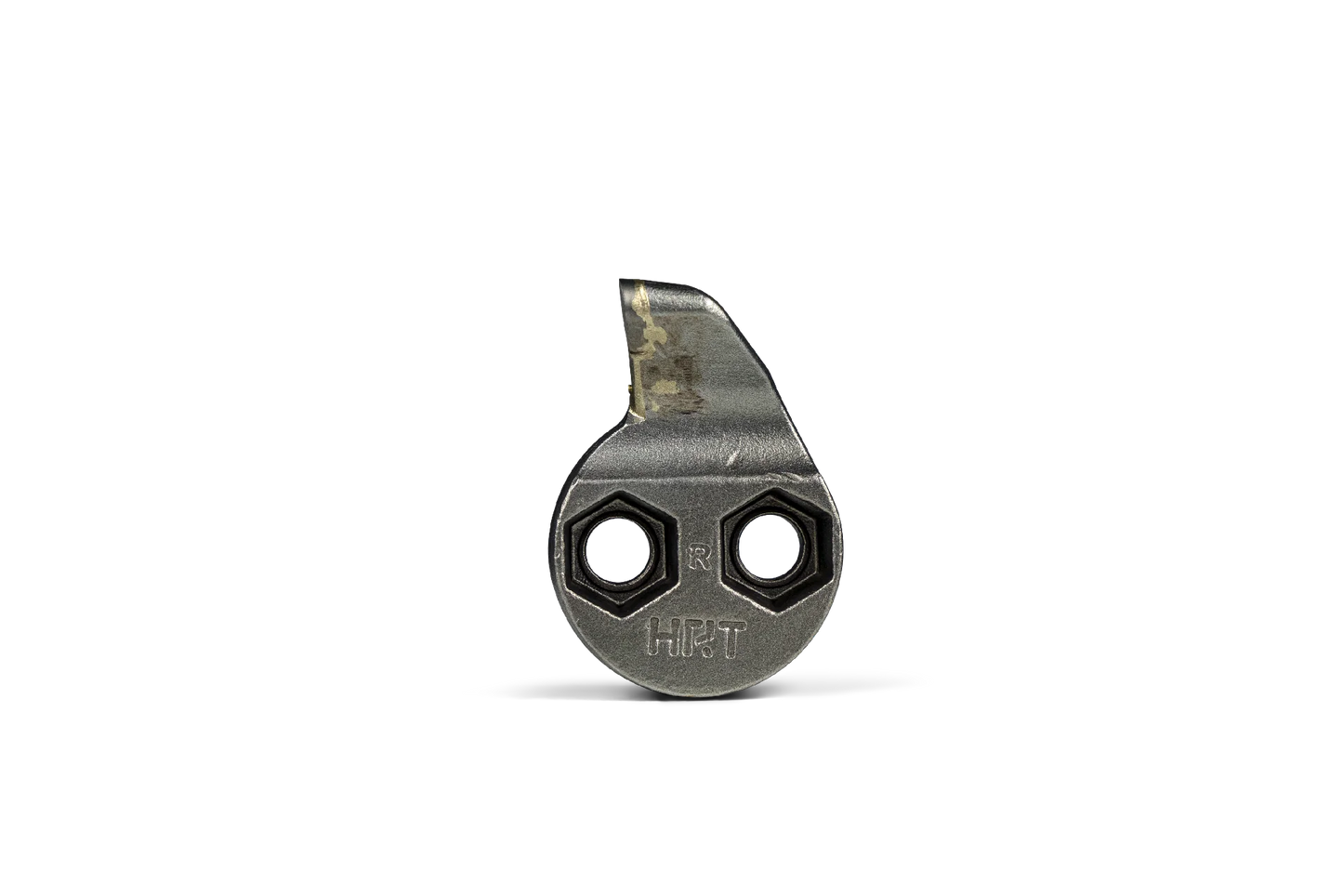 Outil HRT® compatible avec les dessoucheuses Rayco, FSI, Carlton et Vermeer. Outil droit avec trous filetés UNF 5/8"