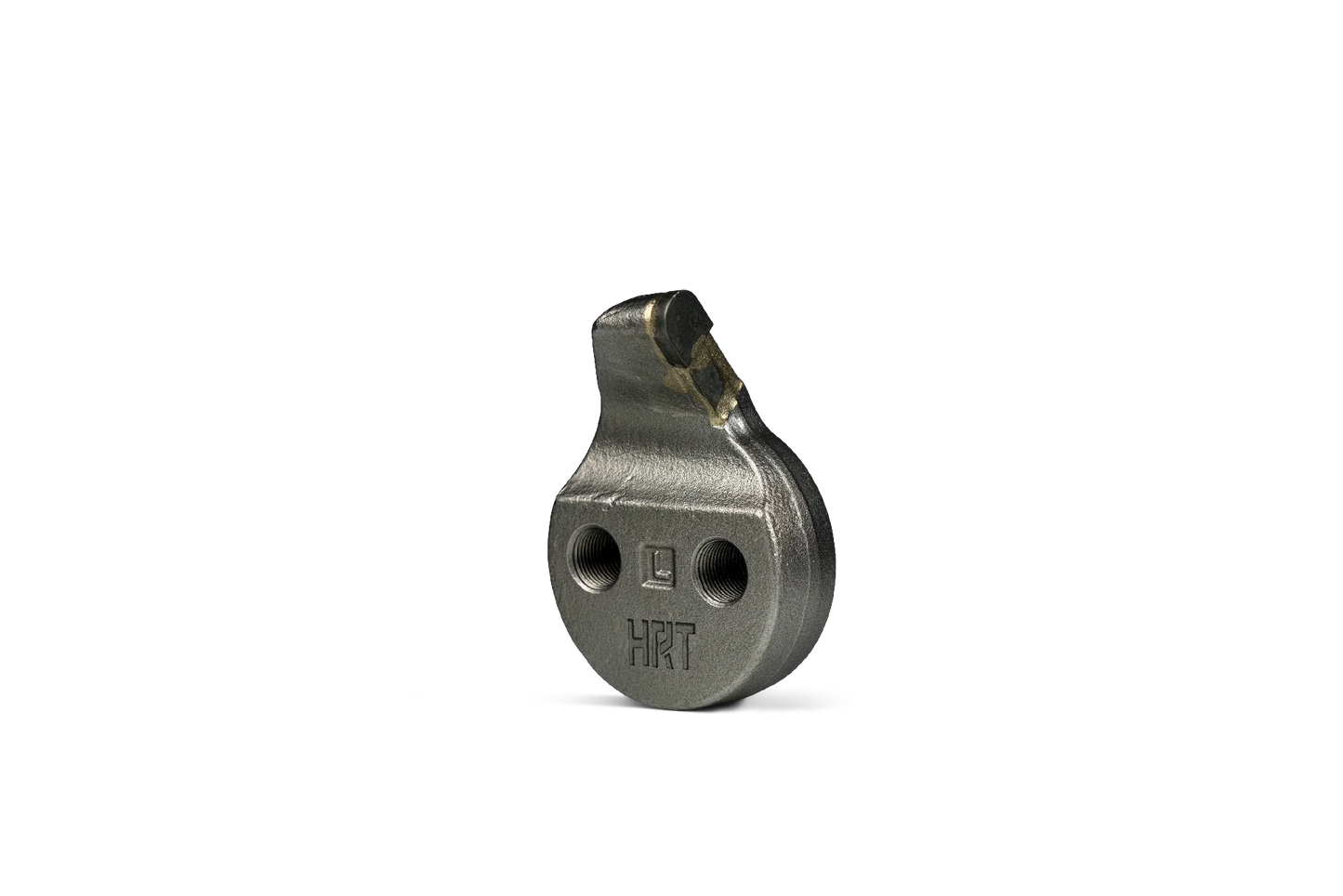 Outil HRT® compatible avec les dessoucheuses Rayco, FSI, Carlton et Vermeer. Outil gauche avec trous filetés UNF 5/8"
