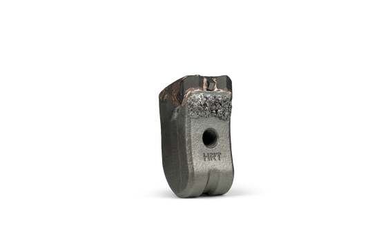 Outil HRT® adapté aux broyeurs Seppi (alternative au Mini Duo) avec revêtement WearShield supplémentaire derrière les pointes carbure.